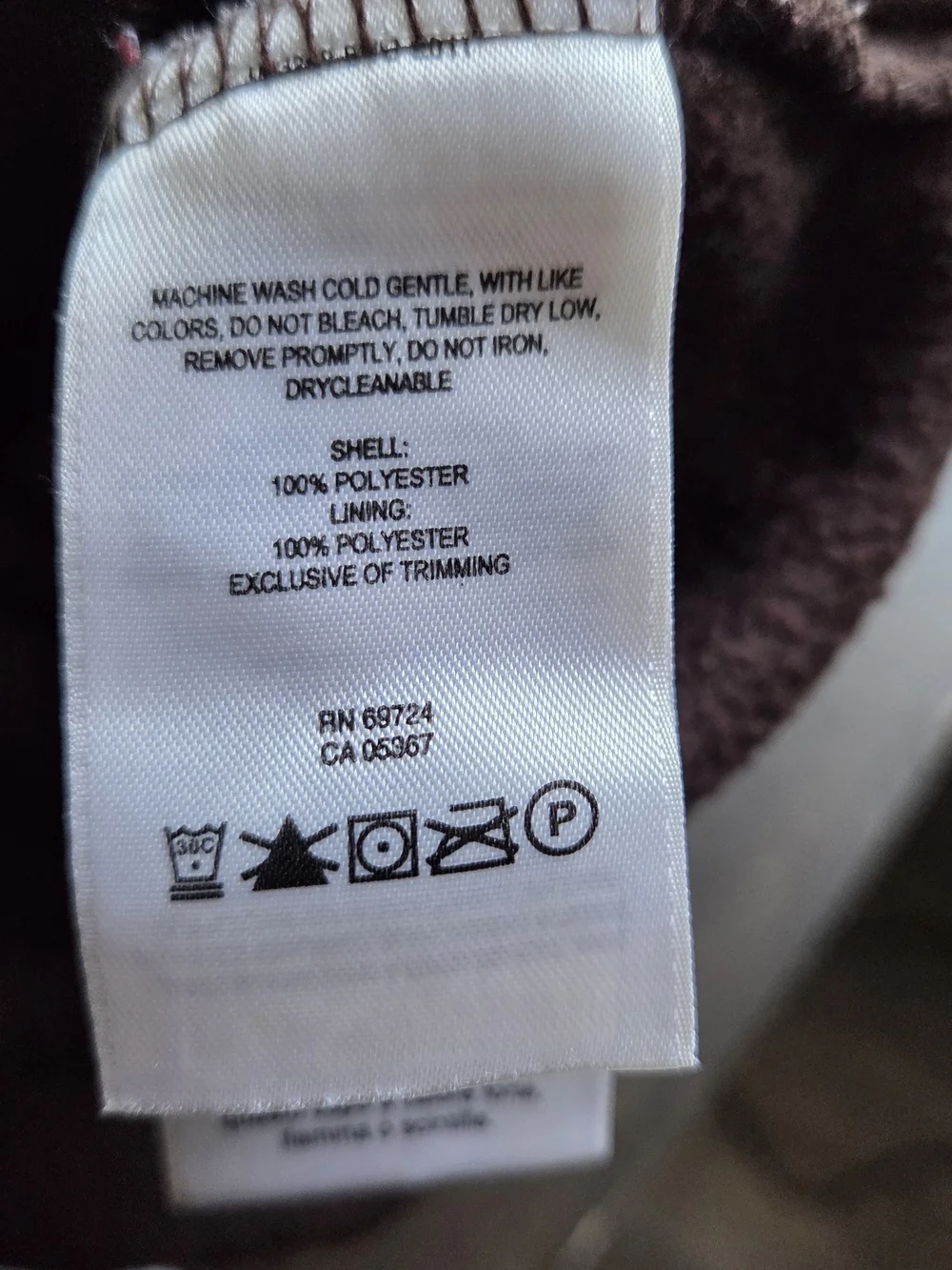 Columbia Maroon Fleece Vest